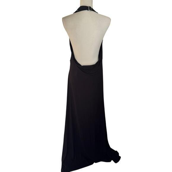 Killstar Tristiana Stylish Black Halter Maxi Dress NWT Size XXL - Picture 2 of 6
